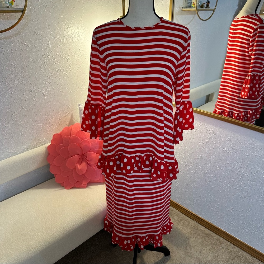 ZadieB’s Red and white stripped set